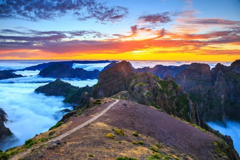 Madeira solnedgång